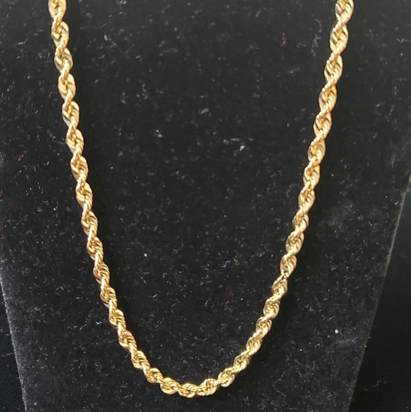 10kt Gold Rope Chain